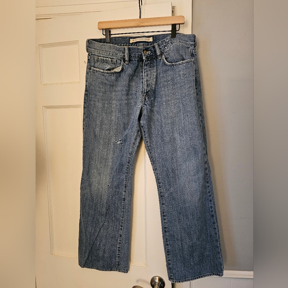Express Men's Straight Blue Jeans